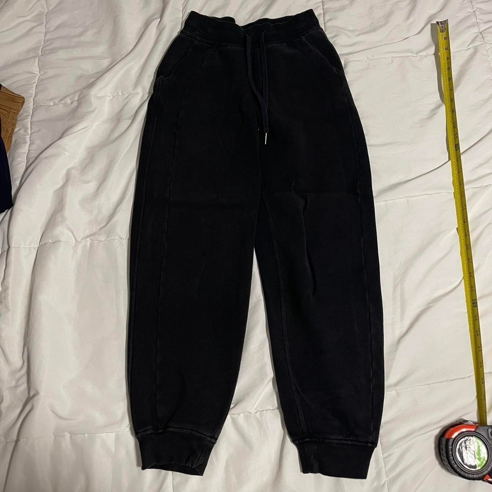 Lululemon‎ Black Scuba Relaxed High-rise Jogger Women's 2